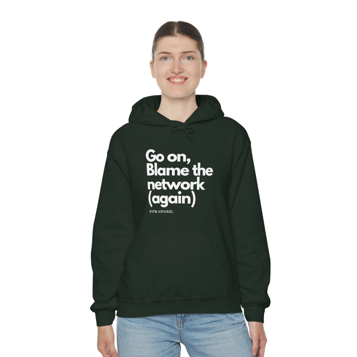 Go on, blame the network - Network Engineer, Cisco, Network, Wifi, Sysadmin, IT Support Hoodie