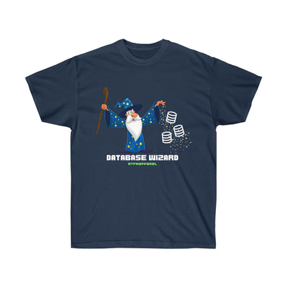 Database Wizard - SQL DBA, Data Science, Sysadmin Funny Tshirt
