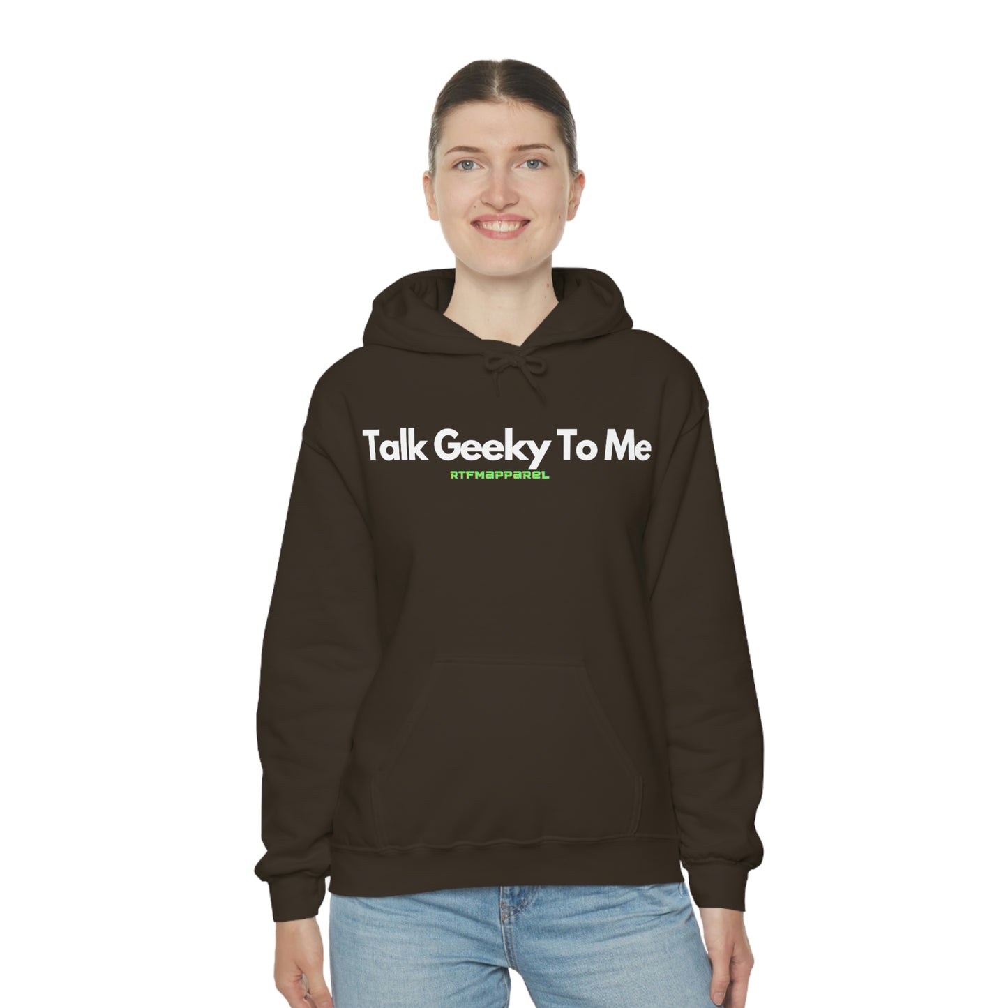 Talk Geeky to me, Funny, Sysadmin, Geek, Project Manager, Developer, Gift, Unisex Hooded Sweatshirt