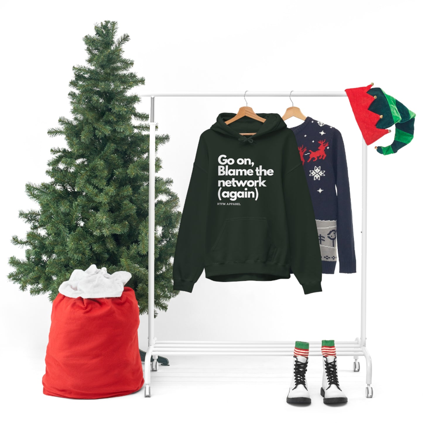 Go on, blame the network - Network Engineer, Cisco, Network, Wifi, Sysadmin, IT Support Hoodie