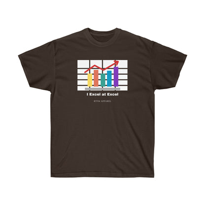 I Excel at Excel - Master of Spreadsheets - Helpdesk, Sysadmin, Data, Office humour Admin Funny Excel Tshirt