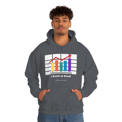 Excel Hoodie: I Excel at Excel, office humour, spreadsheets
