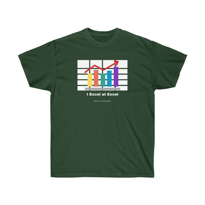 I Excel at Excel - Master of Spreadsheets - Helpdesk, Sysadmin, Data, Office humour Admin Funny Excel Tshirt