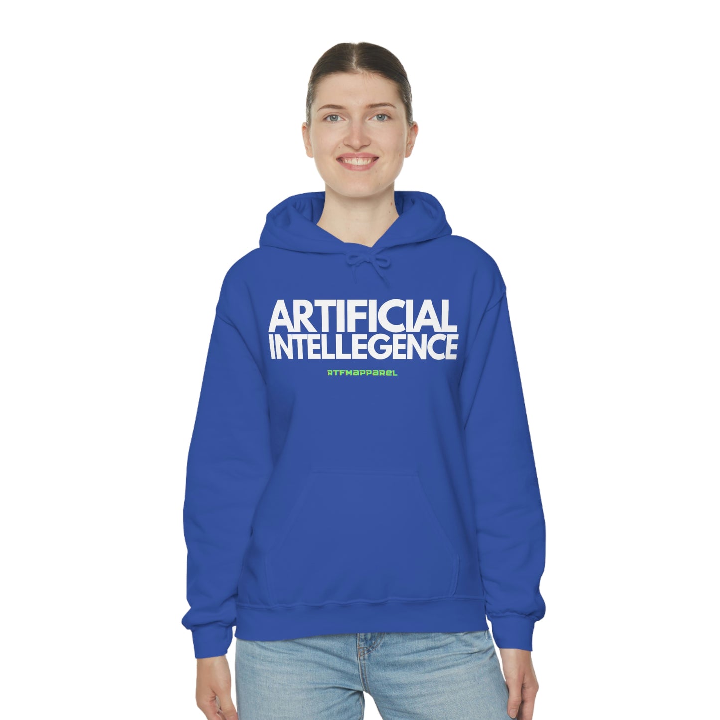 Artificial Intellegence, AI, Funny , Sysadmin, Geek, Project Manager, Developer, Gift, Unisex Hooded Sweatshirt