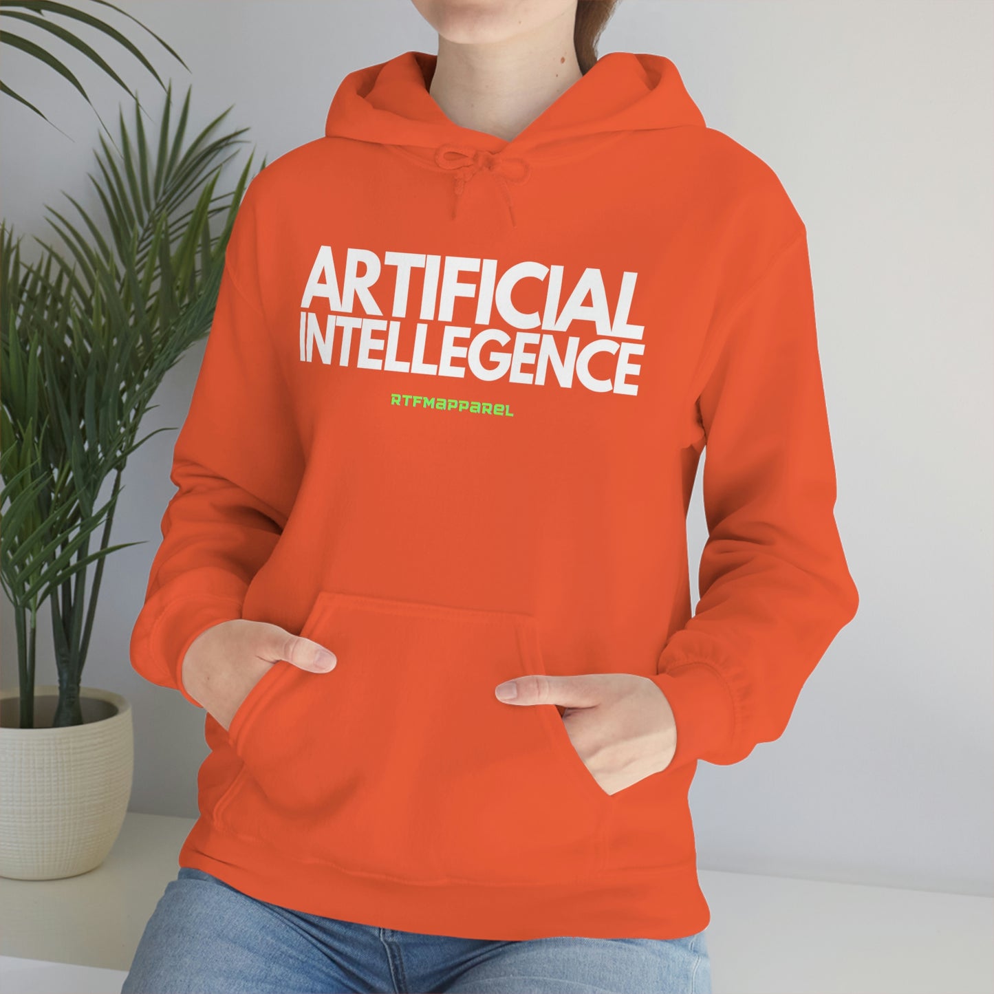 Artificial Intellegence, AI, Funny , Sysadmin, Geek, Project Manager, Developer, Gift, Unisex Hooded Sweatshirt