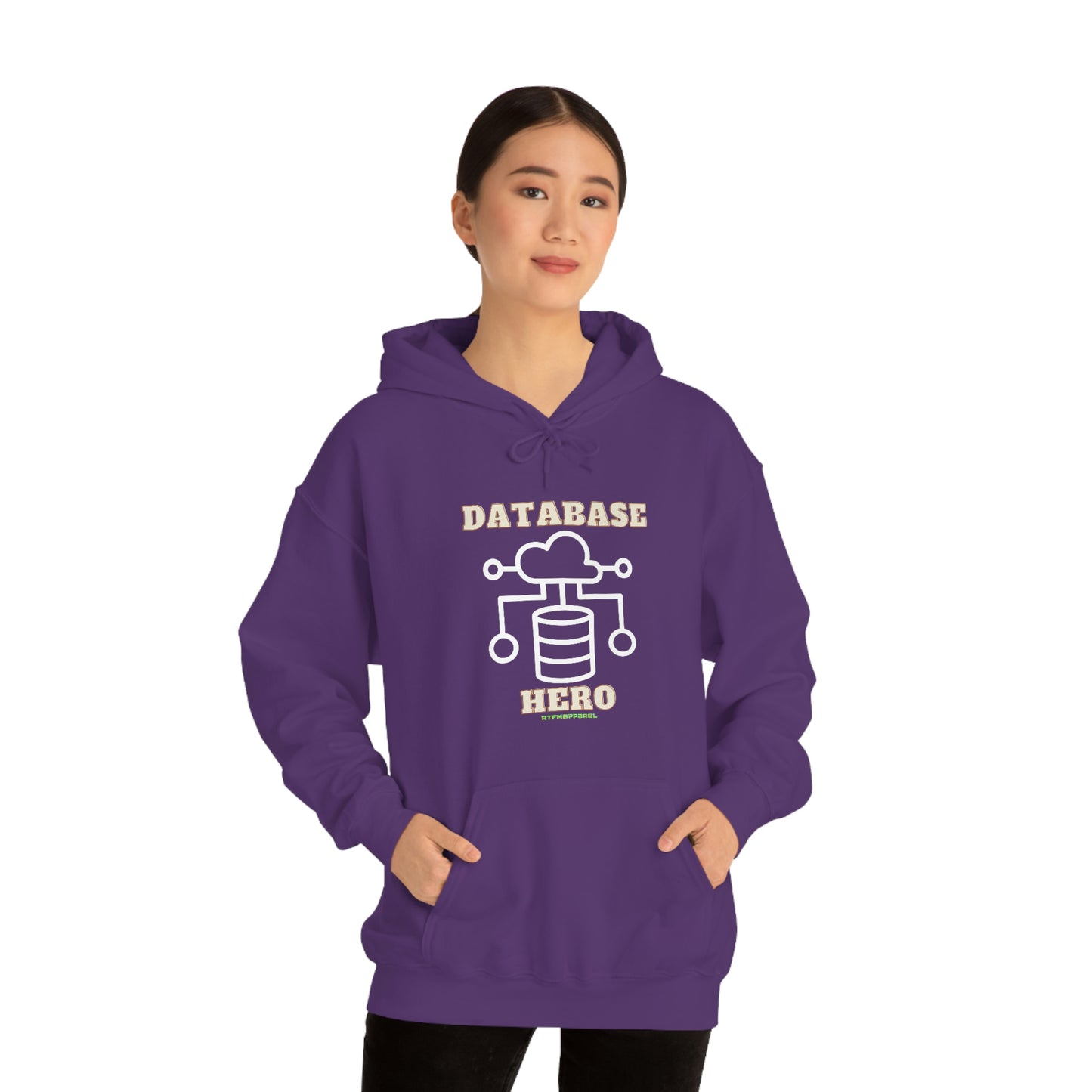 Database Hero - Funny DBA, SQL, Data Science Hoodie