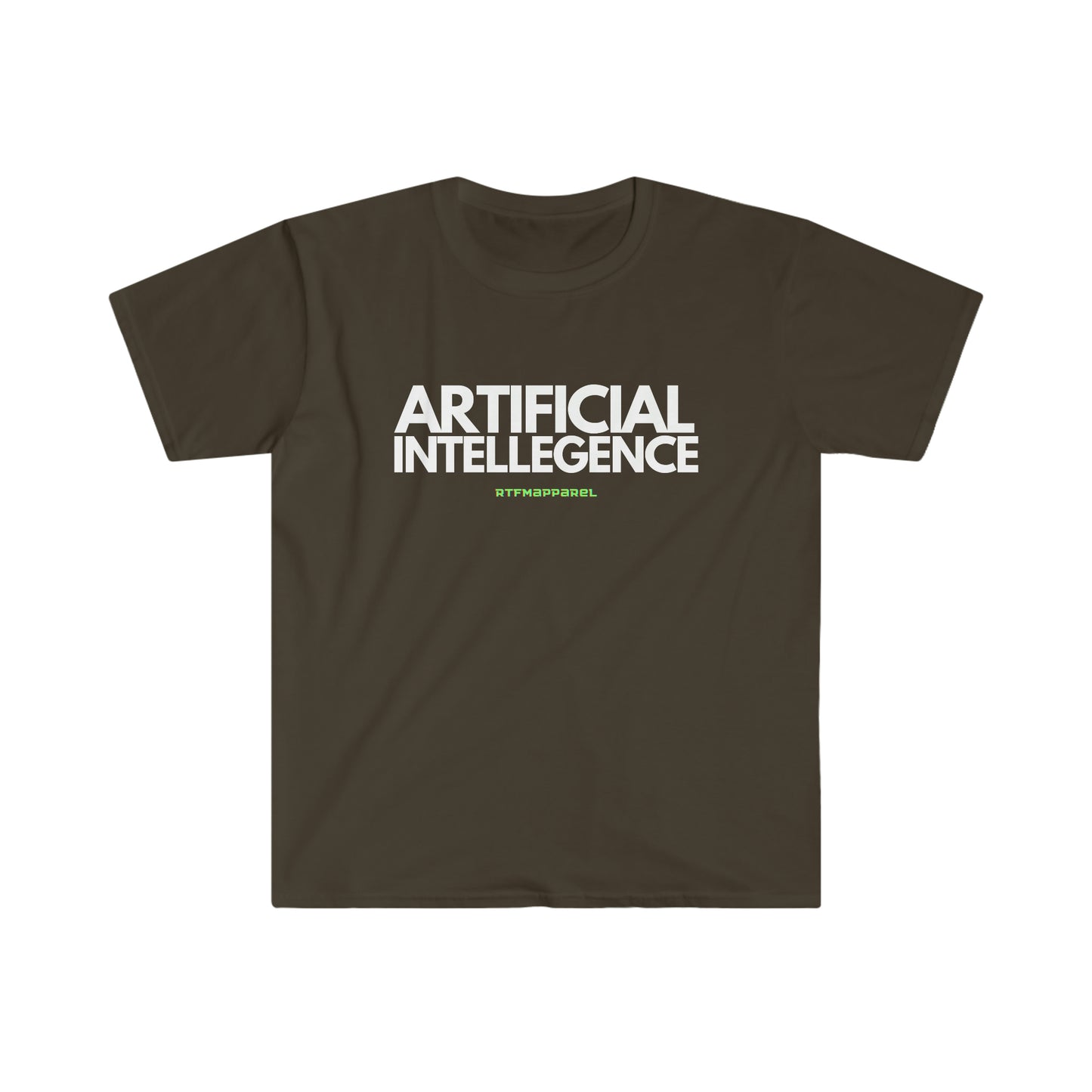 Artificial Intellegence , Funny, Sysadmin, Geek, Project Manager, Developer, Gift Unisex Softstyle T-Shirt