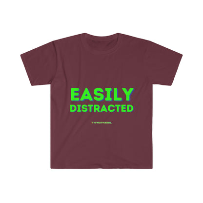 Easily Distracted - Funny, Sysadmin, Geek, Gamer, Developer, Gift T-Shirt