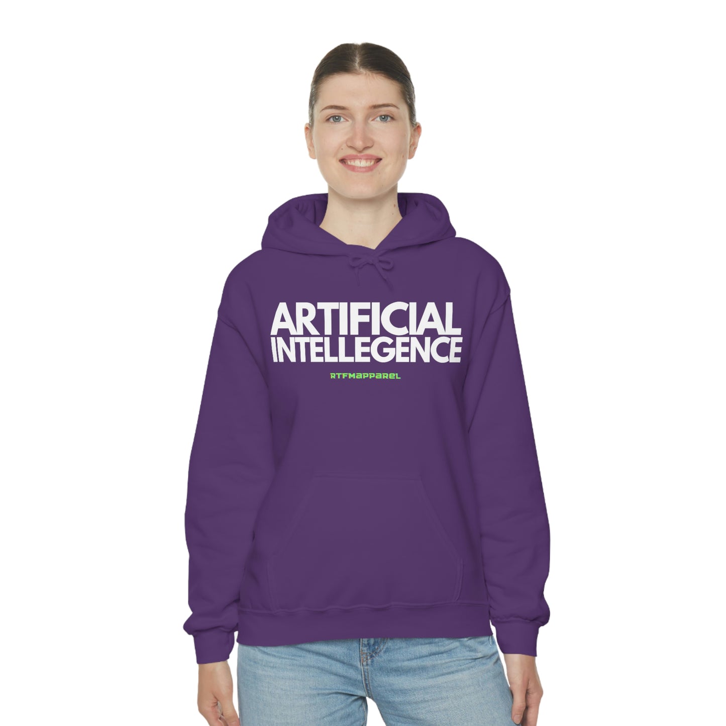 Artificial Intellegence, AI, Funny , Sysadmin, Geek, Project Manager, Developer, Gift, Unisex Hooded Sweatshirt