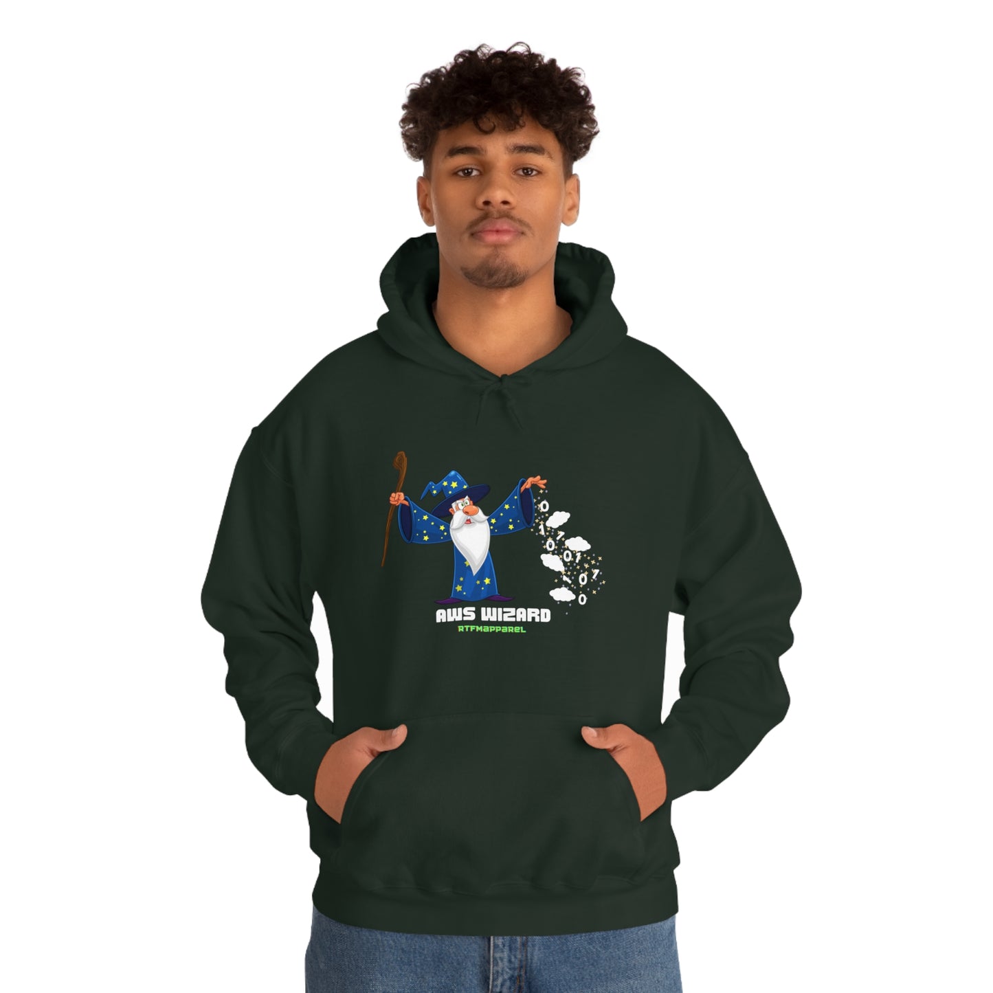 AWS Wizard -  Cloud, Sysadmin, Cloud Engineer, Architect, AWS Hoodie