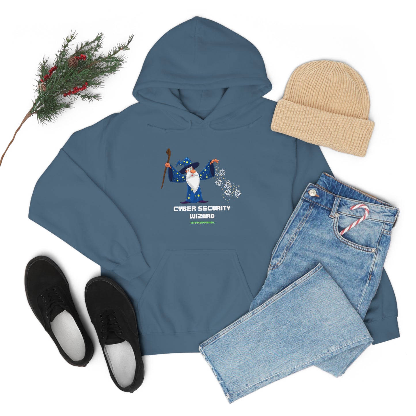 Cyber Security Wizard, Sysadmin, Cloud Engineer, Hacker,  Red Team, PenTest Hoodie