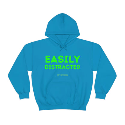 Easily Distracted - Funny, Sysadmin, Geek, Gamer, Developer, Gift Hooded Sweatshirt
