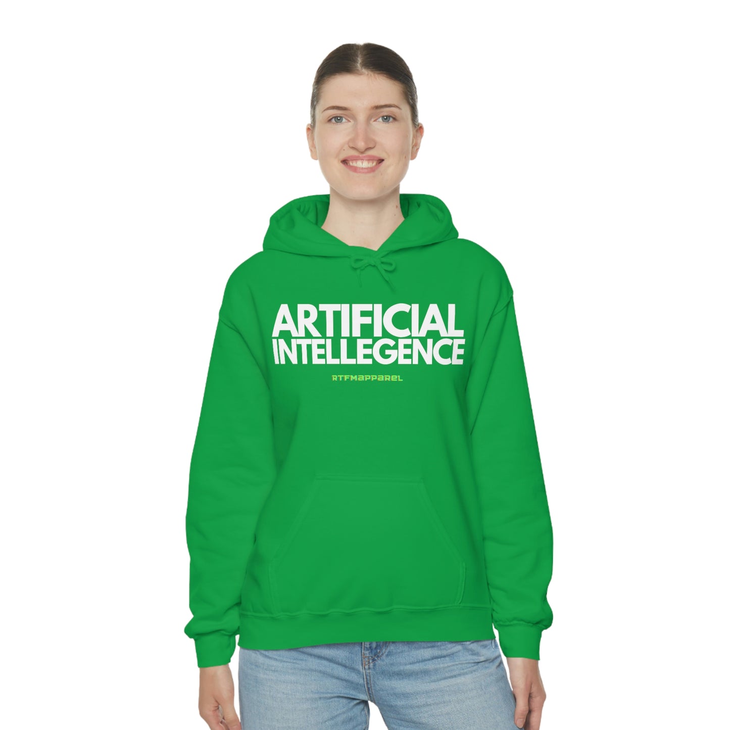 Artificial Intellegence, AI, Funny , Sysadmin, Geek, Project Manager, Developer, Gift, Unisex Hooded Sweatshirt