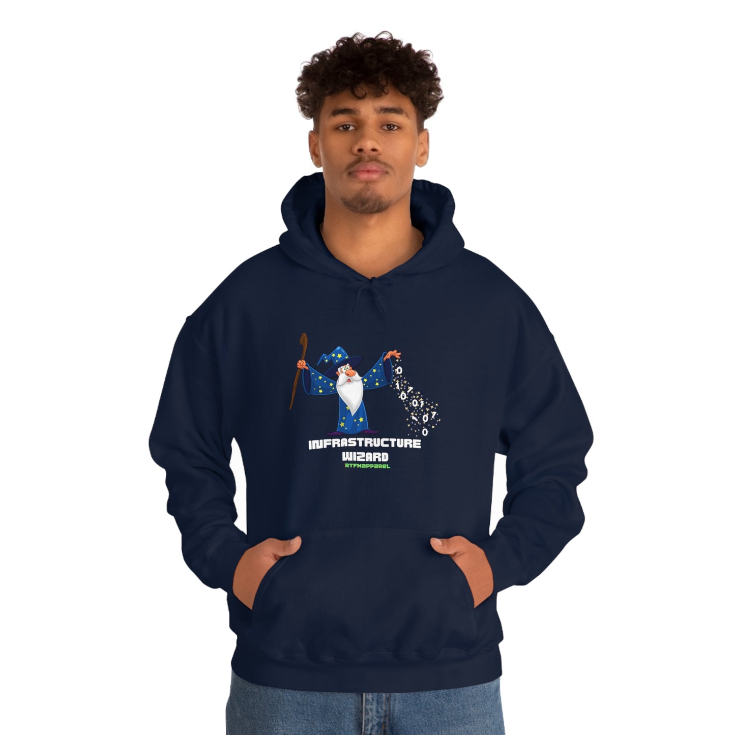 Infrastructure Wizard -  Cloud, Sysadmin, Cloud Engineer, Architect, Azure, AWS, Network admin, Server Admin  Hoodie