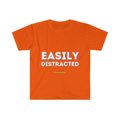 Easily Distracted - Funny, Sysadmin, Geek, Gamer, Developer, Gift T-Shirt