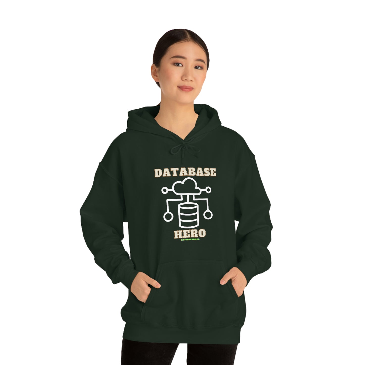 Database Hero - Funny DBA, SQL, Data Science Hoodie