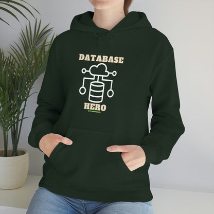 Database Hero - Funny DBA, SQL, Data Science Hoodie