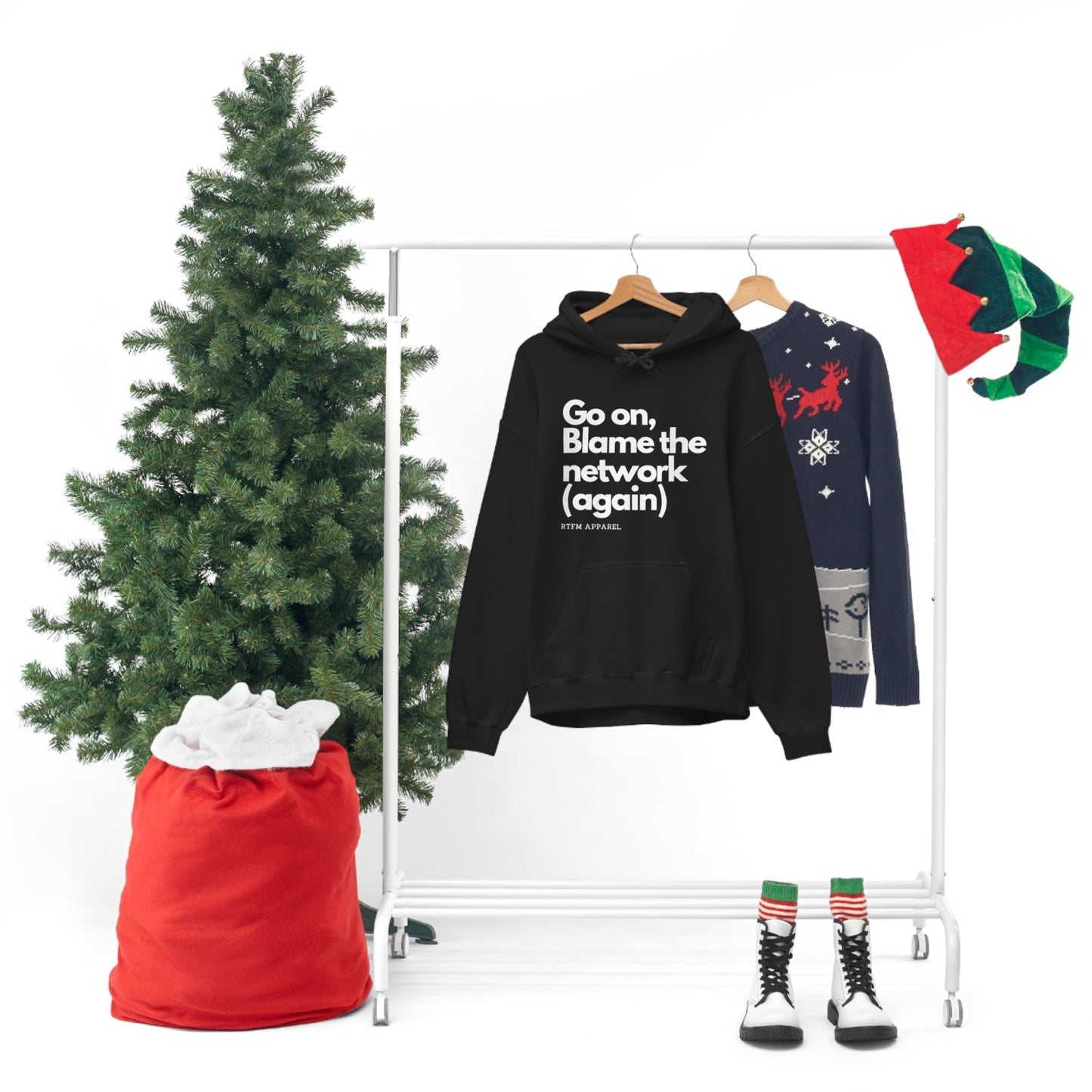 Go on, blame the network - Network Engineer, Cisco, Network, Wifi, Sysadmin, IT Support Hoodie