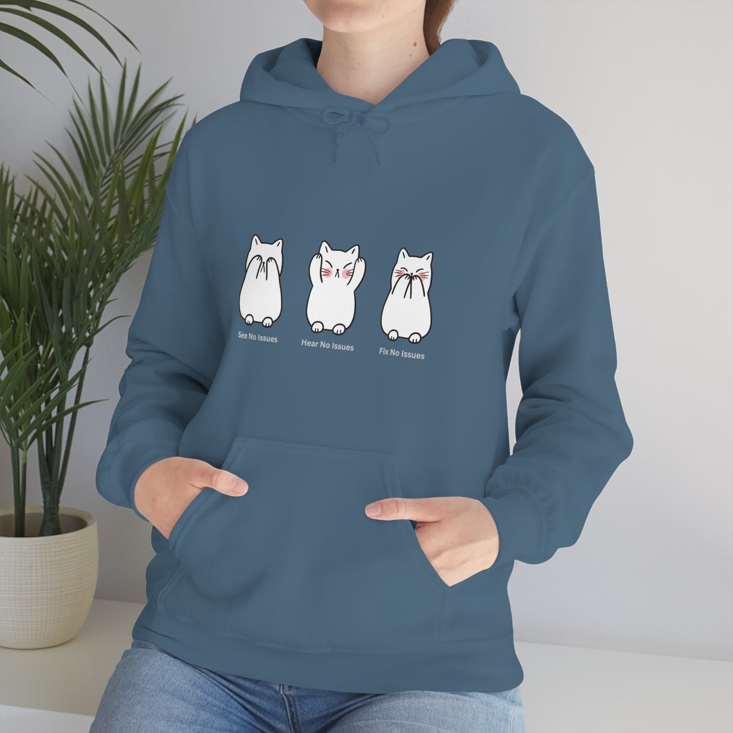 See No Issues, Fix No Issues -  Helpdesk, Sysadmin, Cloud Engineer, Architect, Azure, AWS, Network admin, Server Admin  Hoodie