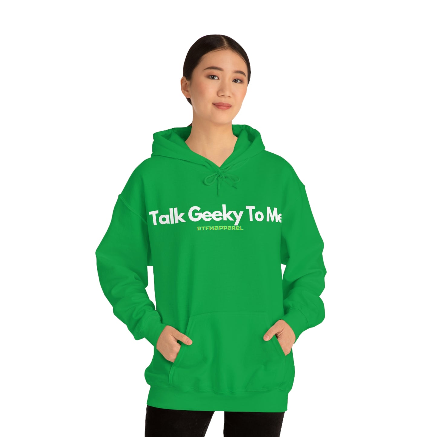 Talk Geeky to me, Funny, Sysadmin, Geek, Project Manager, Developer, Gift, Unisex Hooded Sweatshirt