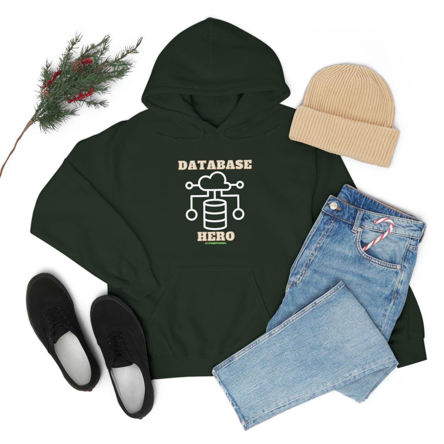 Database Hero - Funny DBA, SQL, Data Science Hoodie