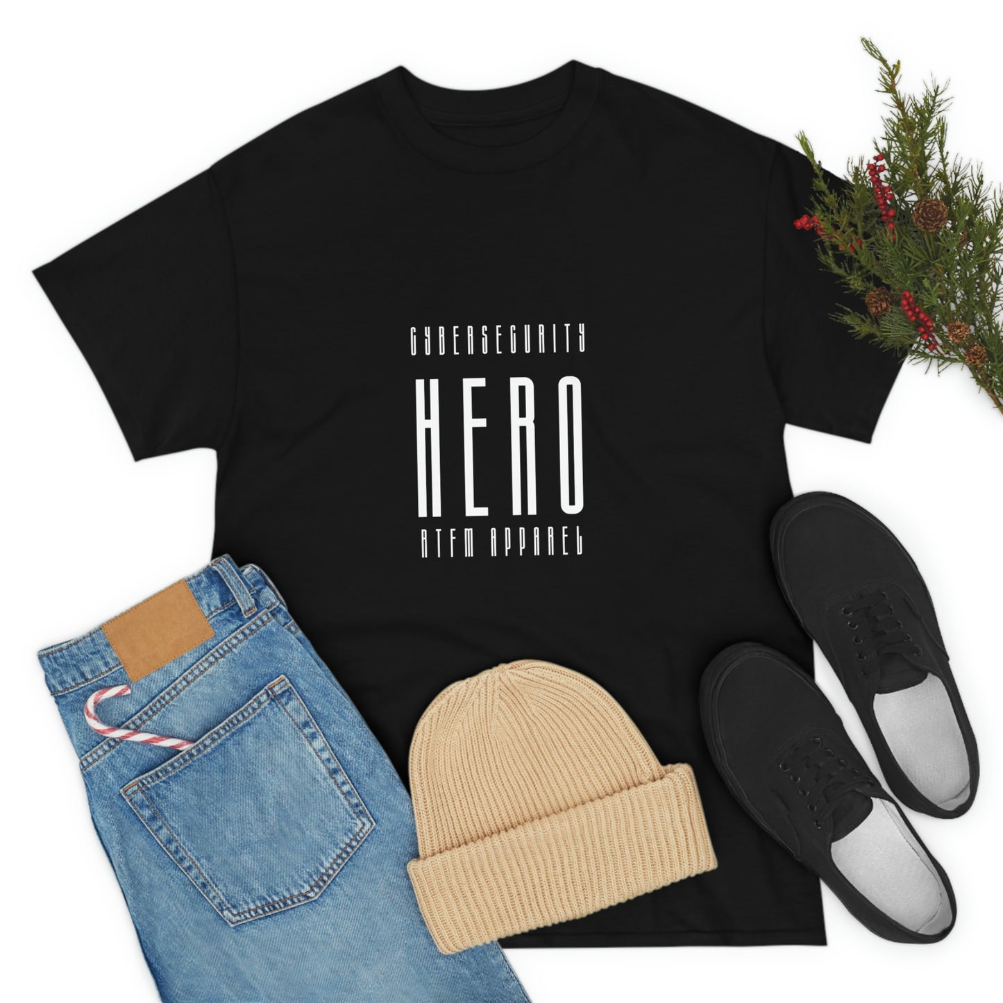 Cyber Security Hero - Unisex Heavy Cotton Tee - Funny, Humor, Perfect Gift