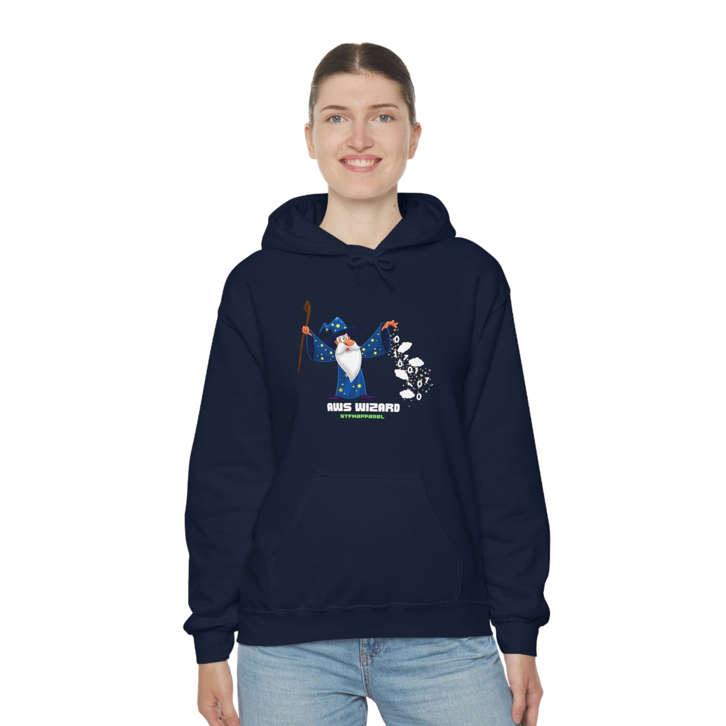 AWS Wizard -  Cloud, Sysadmin, Cloud Engineer, Architect, AWS Hoodie