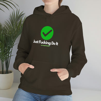 JFDI, Just do it, Funny, Sysadmin, Geek, Project Manager, Explicit, Developer, Gift, Unisex Hooded Sweatshirt