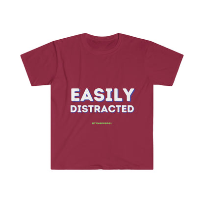 Easily Distracted - Funny, Sysadmin, Geek, Gamer, Developer, Gift T-Shirt