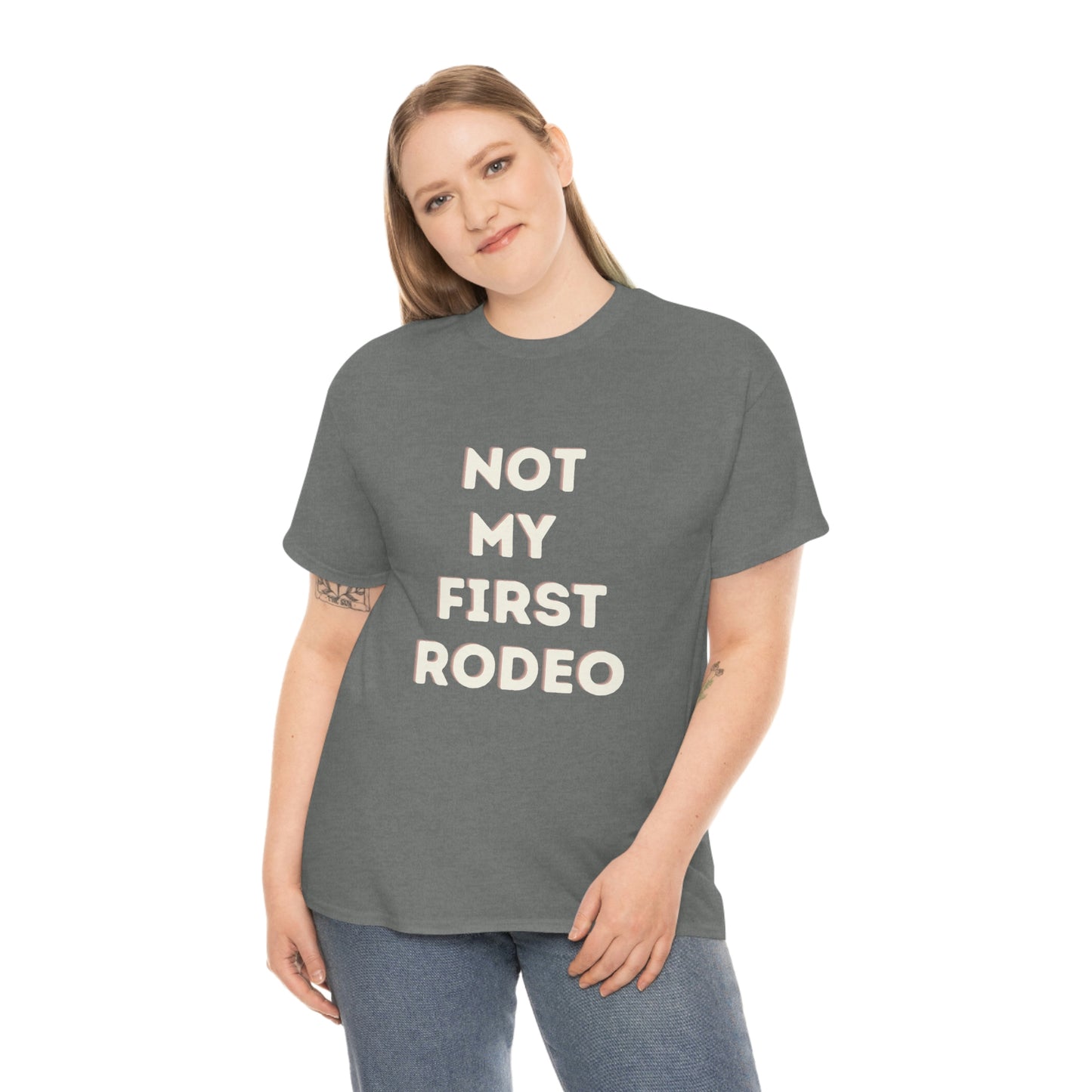 "Not My First Rodeo" Funny, Sysadmin, Geek, Gamer, Developer, Gift Cotton Tee