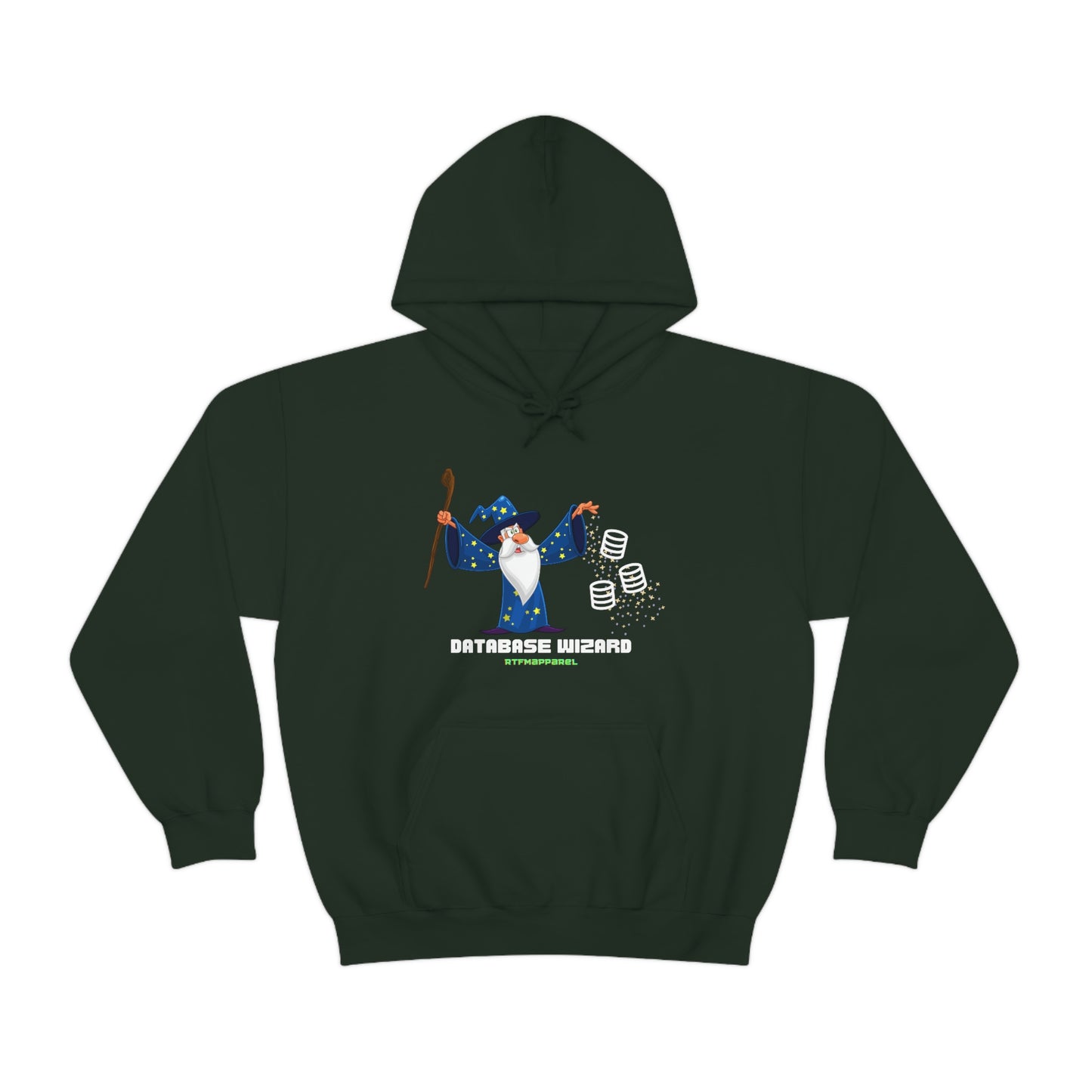 Database Wizard - SQL DBA Sysadmin Data Science Hooded Sweatshirt