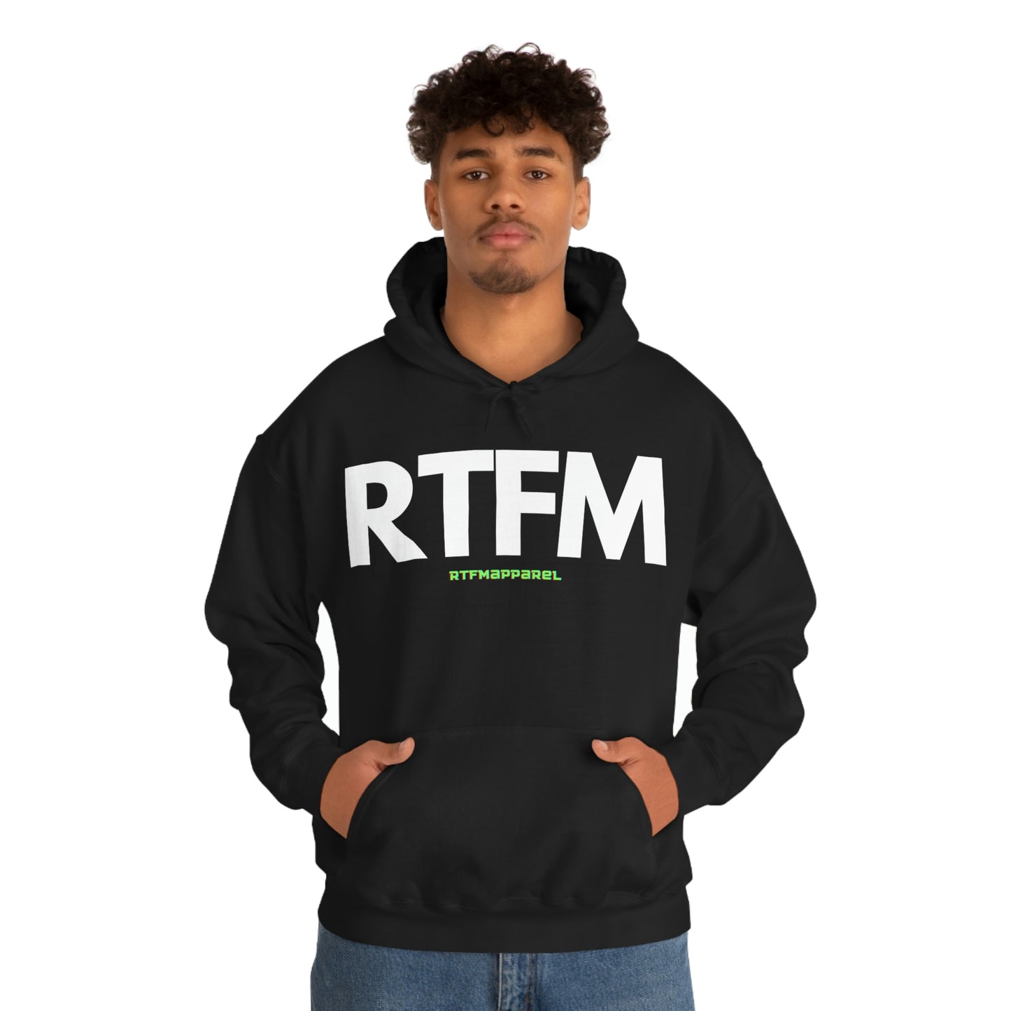 RTFM, Read the Manual, unny, Sysadmin, Geek, Project Manager, Developer, Gift, Unisex Hooded Sweatshirt