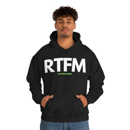 RTFM, Read the Manual, unny, Sysadmin, Geek, Project Manager, Developer, Gift, Unisex Hooded Sweatshirt