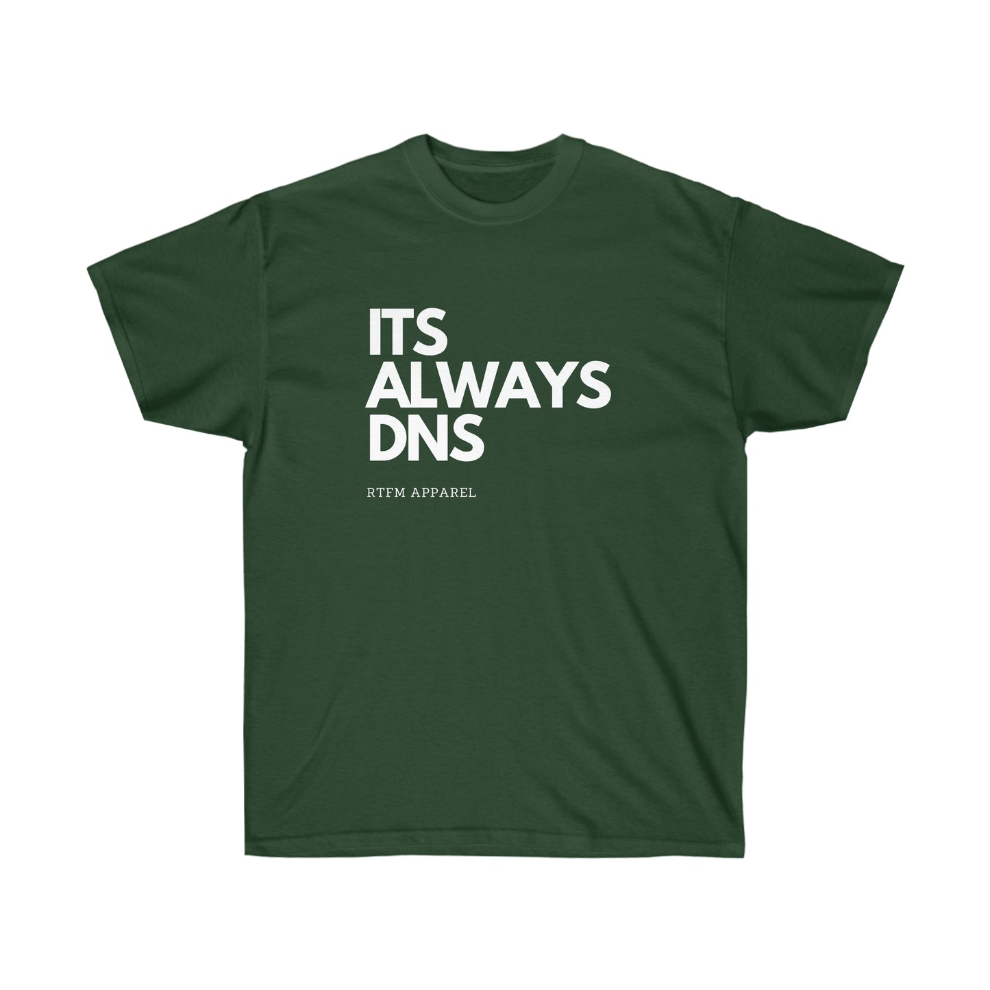 ITS ALWAYS DNS - Network Engineer, Cisco, Network, SDWan, IT Support, Sysadmin, DNS Funny Tshirt