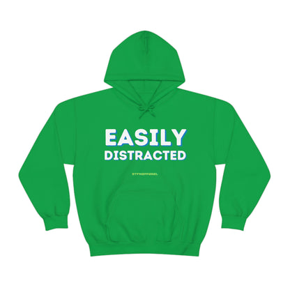 Easily Distracted - Funny, Sysadmin, Geek, Gamer, Developer, Gift Hooded Sweatshirt