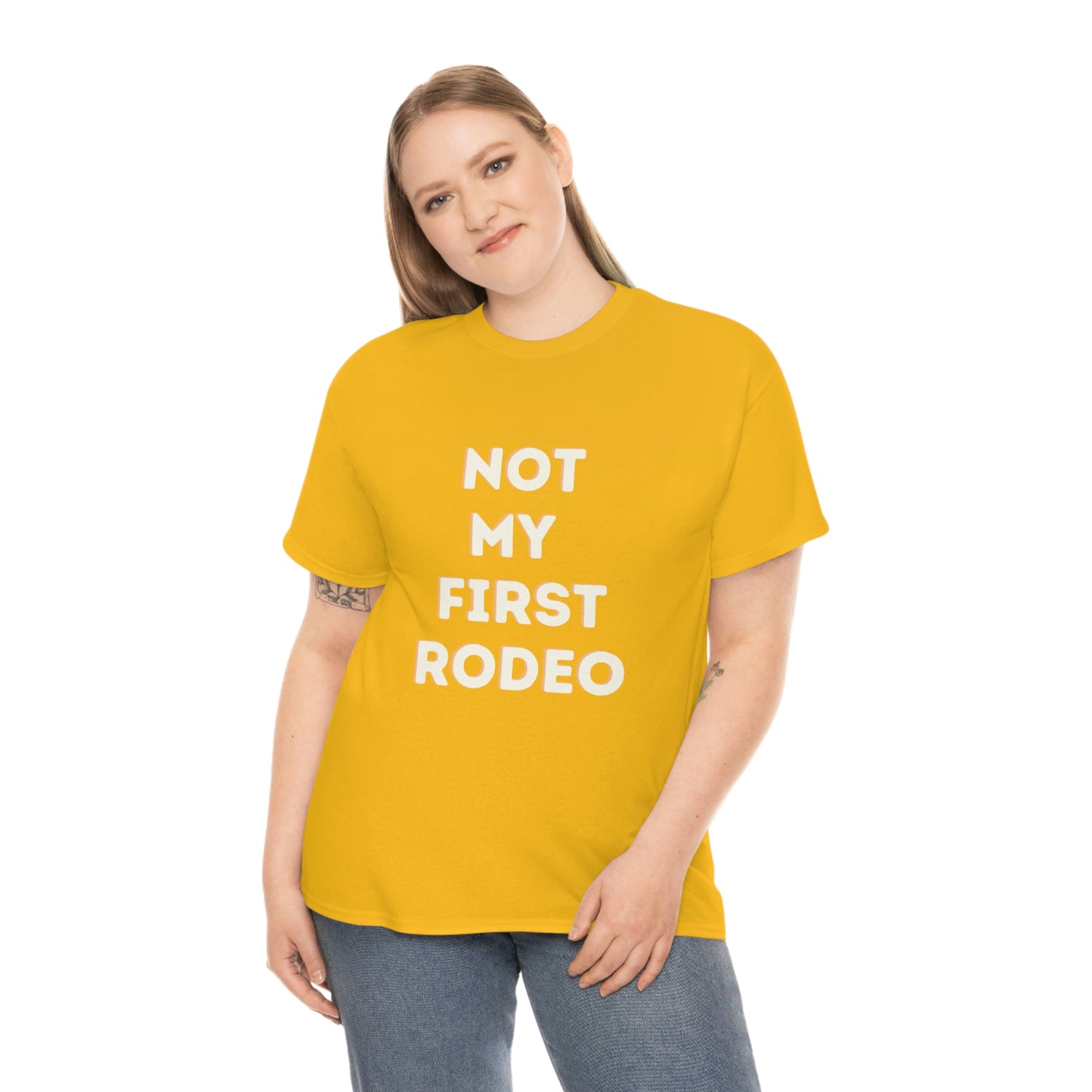 "Not My First Rodeo" Funny, Sysadmin, Geek, Gamer, Developer, Gift Cotton Tee