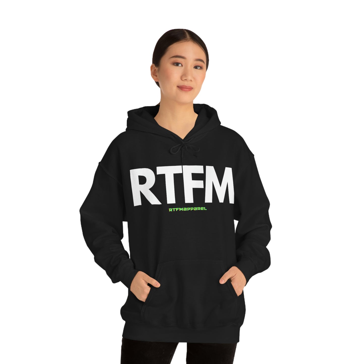 RTFM, Read the Manual, unny, Sysadmin, Geek, Project Manager, Developer, Gift, Unisex Hooded Sweatshirt