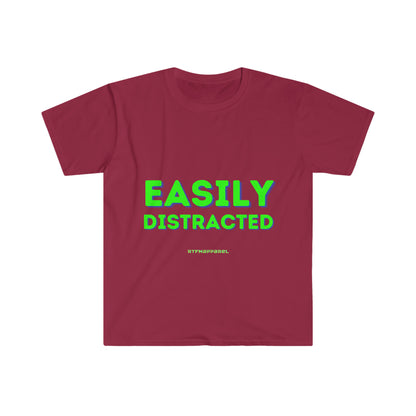 Easily Distracted - Funny, Sysadmin, Geek, Gamer, Developer, Gift T-Shirt