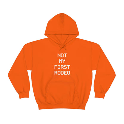 "Not My First Rodeo" Funny, Sysadmin, Geek, Gamer, Developer, Gift Hooded Sweatshirt