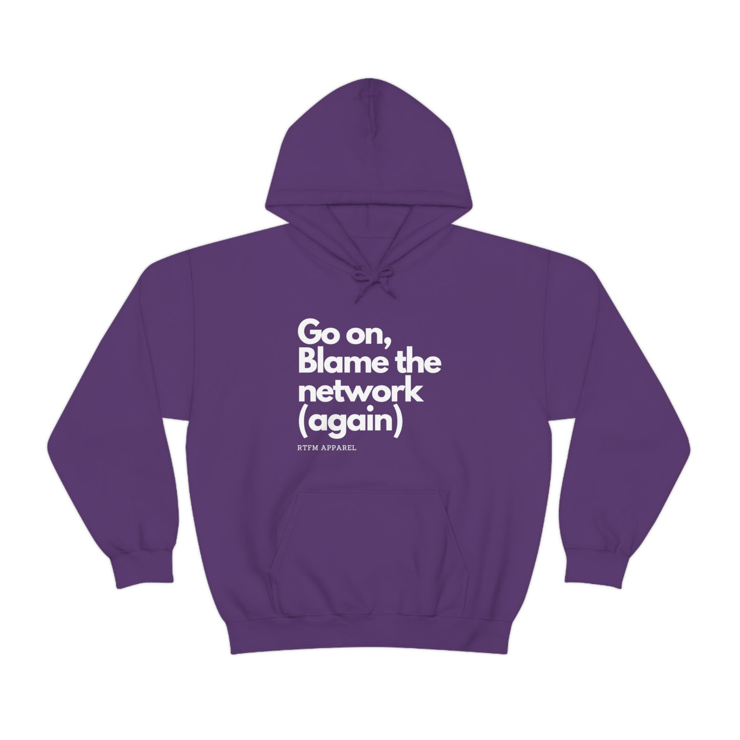 Go on, blame the network - Network Engineer, Cisco, Network, Wifi, Sysadmin, IT Support Hoodie