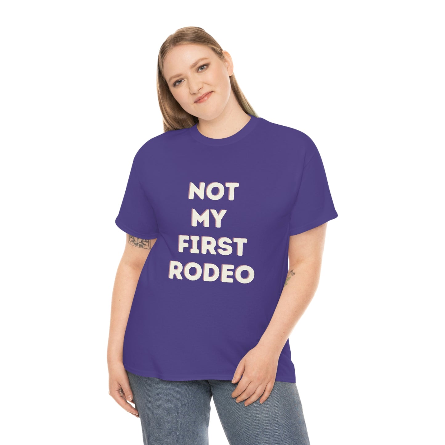 "Not My First Rodeo" Funny, Sysadmin, Geek, Gamer, Developer, Gift Cotton Tee