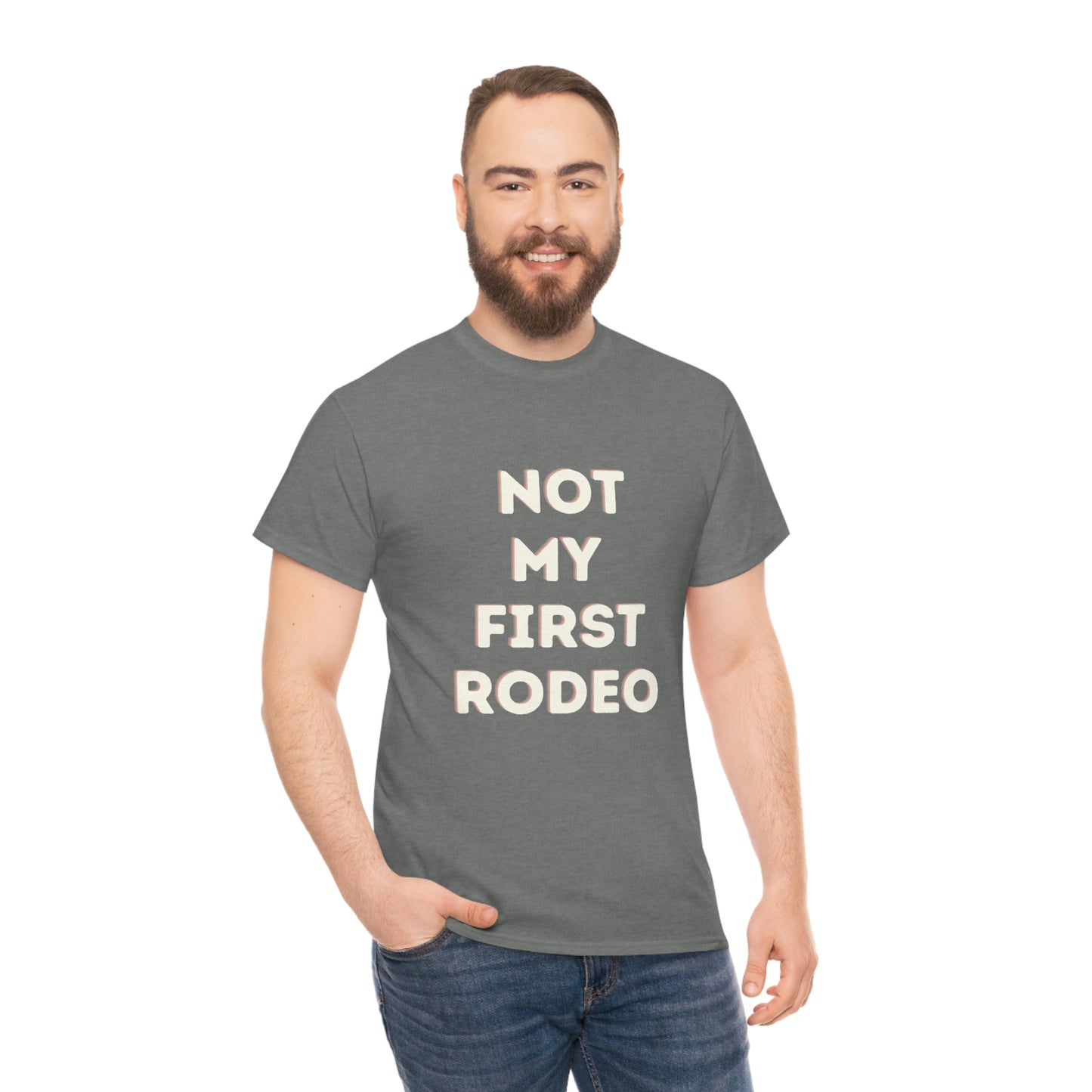 "Not My First Rodeo" Funny, Sysadmin, Geek, Gamer, Developer, Gift Cotton Tee