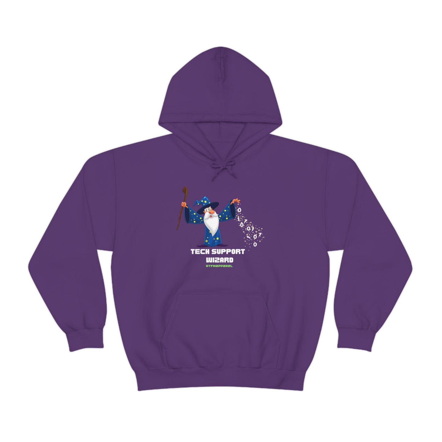 Tech Support Wizard -  Helpdesk, Sysadmin, Cloud Engineer, Architect, Azure, AWS, Network admin, Server Admin  Hoodie