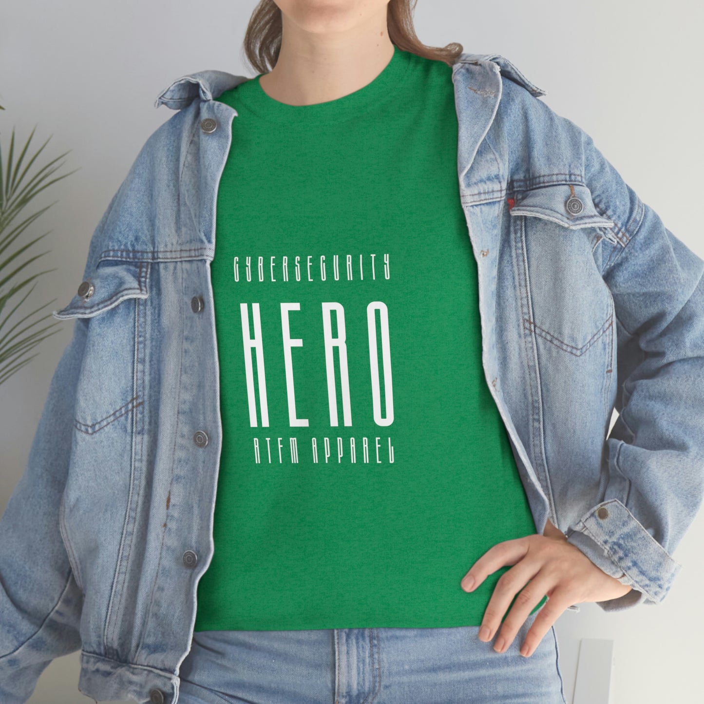 Cyber Security Hero - Unisex Heavy Cotton Tee - Funny, Humor, Perfect Gift