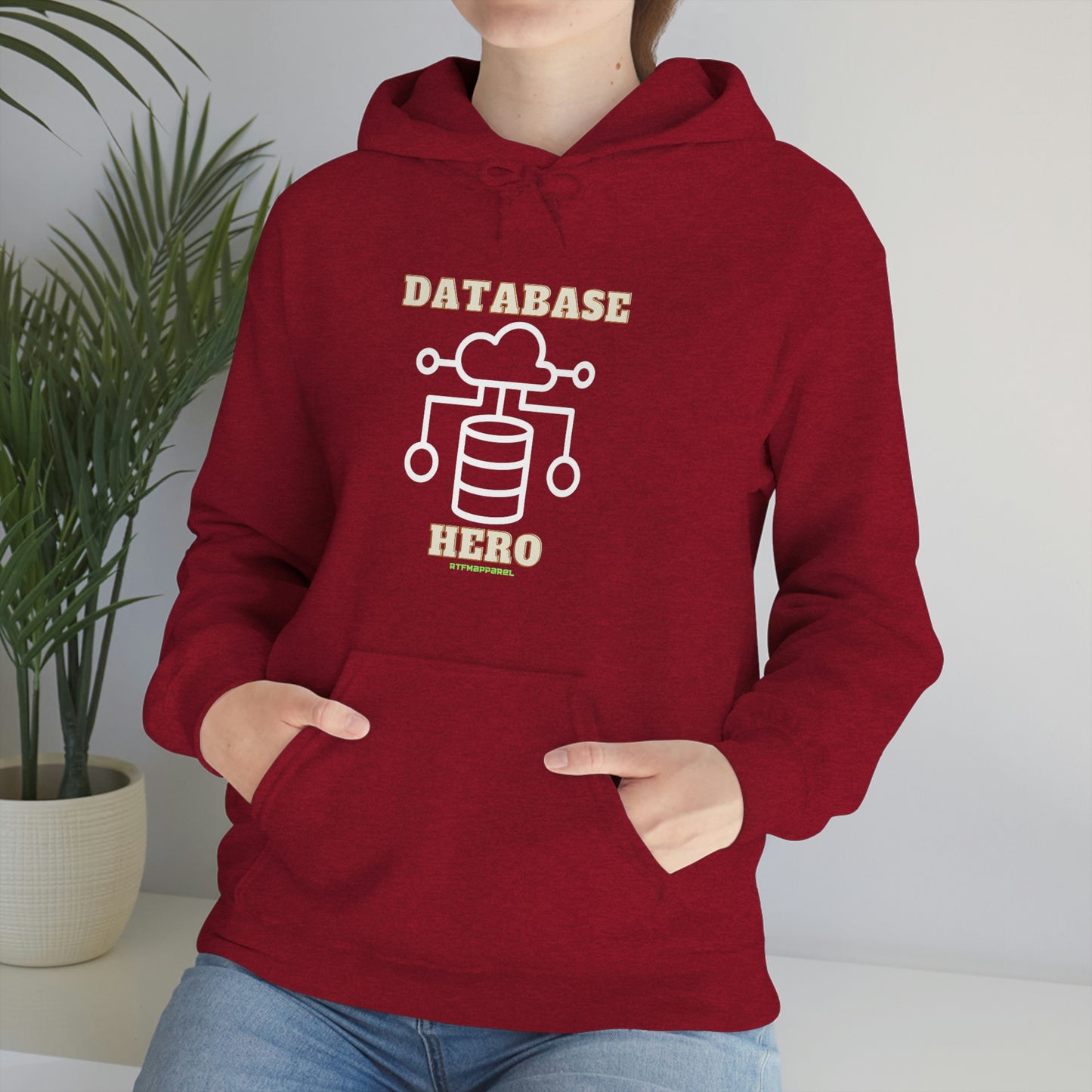 Database Hero - Funny DBA, SQL, Data Science Hoodie