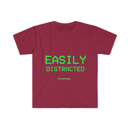 Easily Distracted - Funny, Sysadmin, Geek, Gamer, Developer, Gift T-Shirt