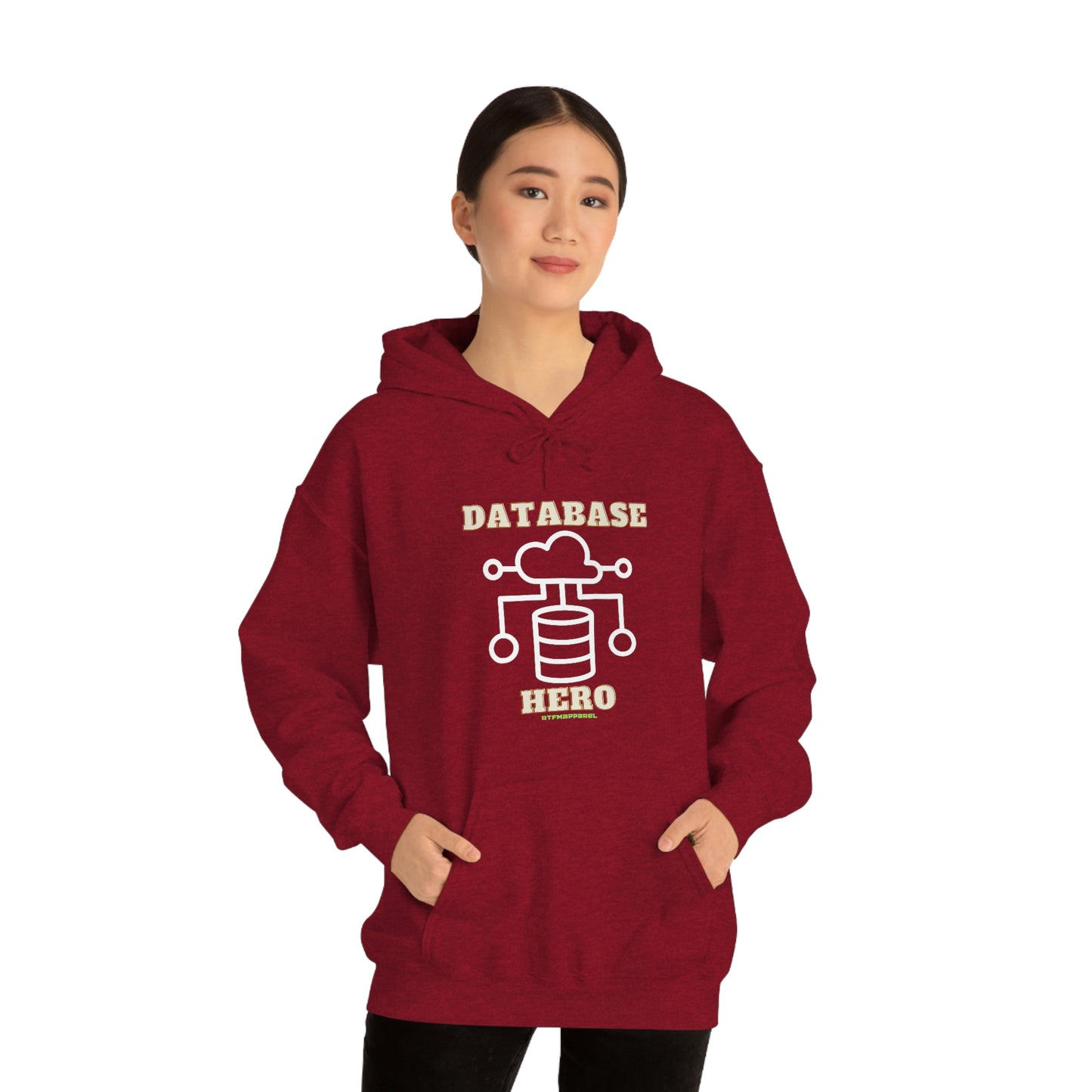 Database Hero - Funny DBA, SQL, Data Science Hoodie