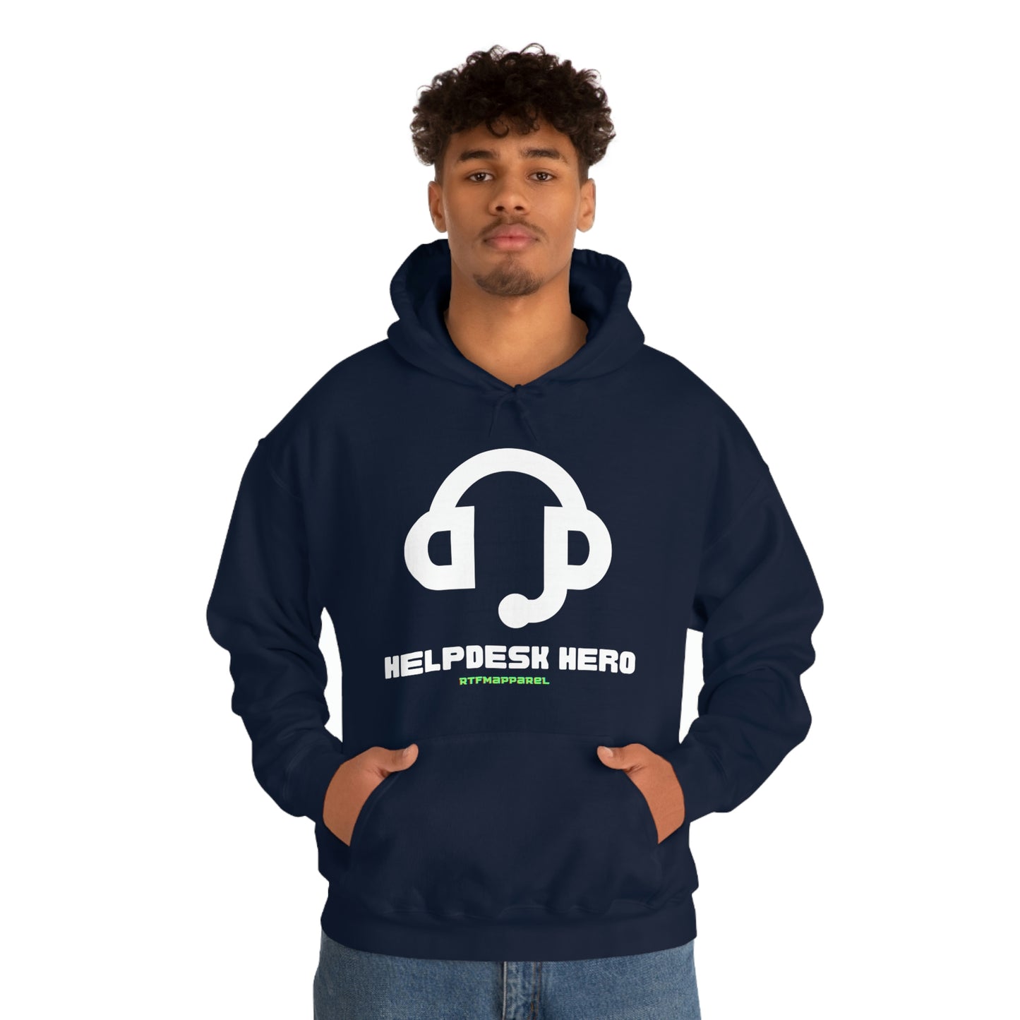 Helpdesk Hero, IT Support Funny, Sysadmin, RTFM Hoodie