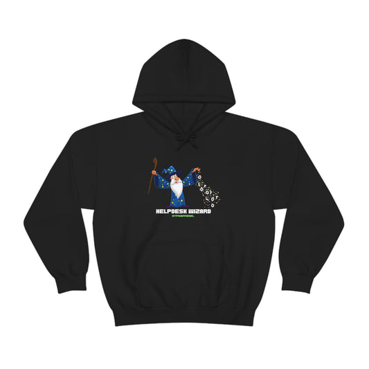 Helpdesk Wizard -  Helpdesk, Sysadmin, Cloud Engineer, Architect, Azure, AWS, Network admin, Server Admin  Hoodie