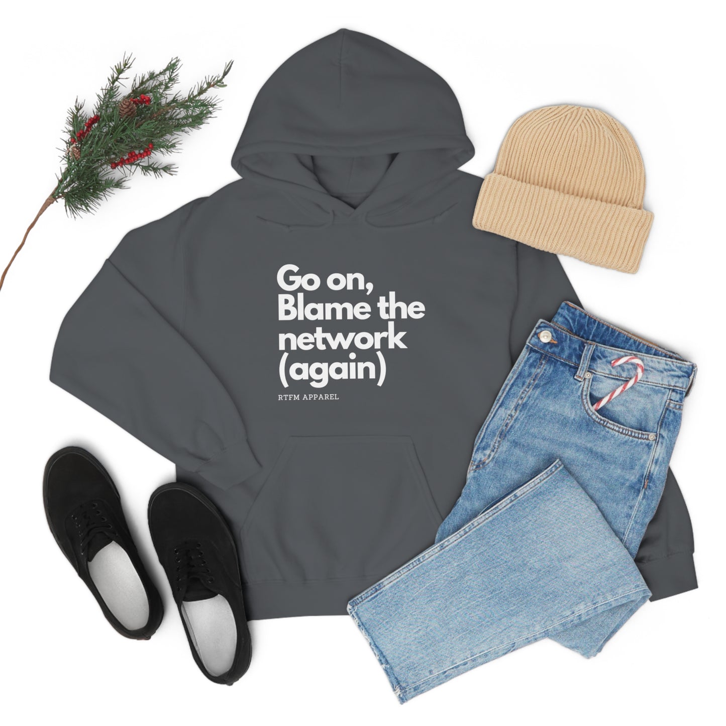 Go on, blame the network - Network Engineer, Cisco, Network, Wifi, Sysadmin, IT Support Hoodie